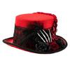 Театральный цилиндр, головной убор с кружевной отделкой и готической скелетной рукой, для женщин, вечеринок и сценических выступлений.