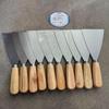 3-Inch Wooden Handle Carbon Steel Putty Knives (10-Pack)