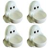 2026 Halloween Ghost Candle Holder Multi-Purpose Aromatherapy Candlestick Gothic Wear Resist Halloween Party Tabletop Ornament