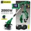 Бесщеточный Электрический Мотоблок Культиватор Газонокосилка 2000 Вт Беспроводной Аэратор Садовый Инструмент Для Аккумулятора Makita Pin