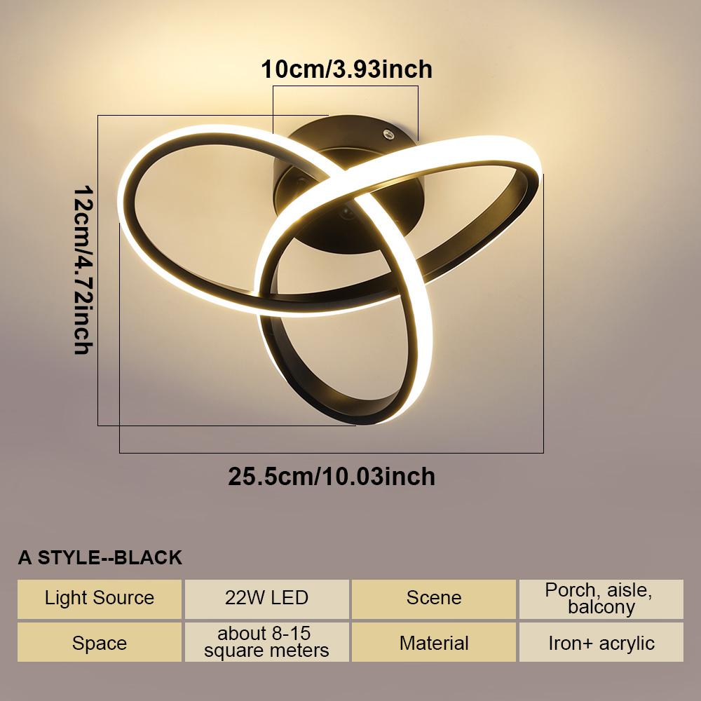 LED Aisle Ceiling Lamp Modern Style Ceil Hallway Balcony Bedroom LivingRoom Home Indoor Lighting DiningRoom Lights Office Lustre