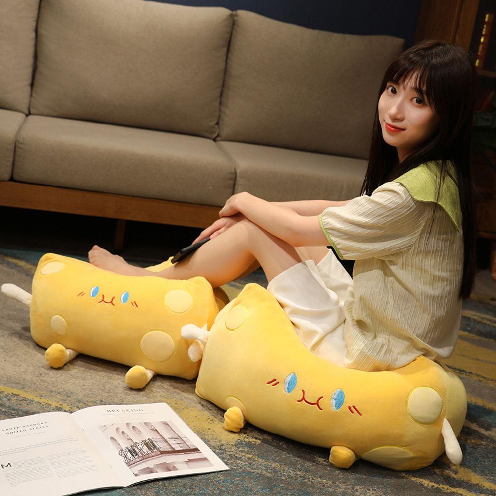 Soft Pillow Children Gift Soft Toy Animal Cheese Doll Stuffed Toy Plush Doll Cheese Plush Toys
