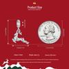 Серебряный кулон-олень Yinziyun S925 на цепочке - Дизайн с бусинами для самостоятельной сборки