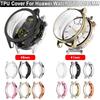 Мягкий чехол из ТПУ для Huawei Watch GT 4 41/46 мм, Полное покрытие, Защитная пленка для экрана, Запасной защитный корпус, Аксессуары для ремешка часов