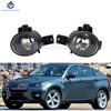 1 пара галогенных противотуманных фар для BMW X6 E71 2008 2009 2010 2011-2014 фары противотуманные фары передняя лампа без ламп автомобильные аксессуары