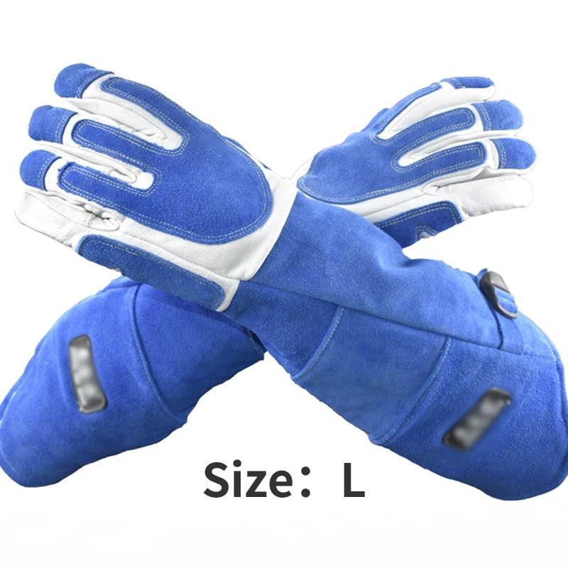 Dog Cats Animal Anti-bite Protection Gloves Cat Scratch Snake Bite Pet Gloves Leather Thickening Training Dog Anti-biting Glove