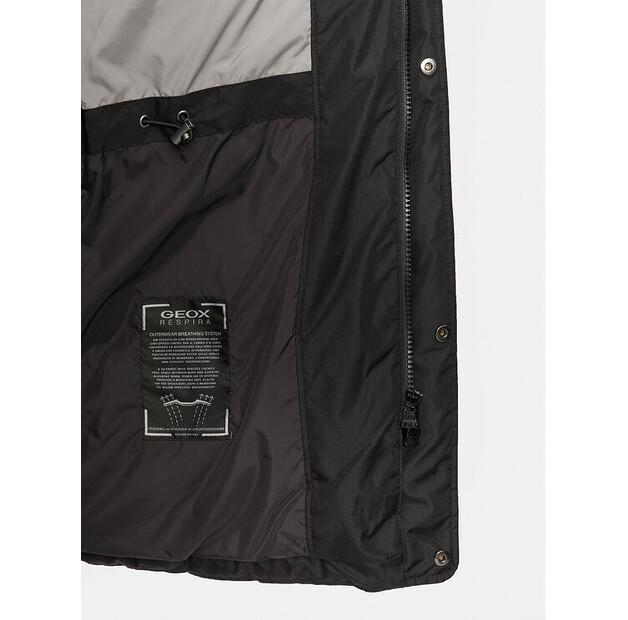 Зимняя куртка Geox Leitan M4628B T3144 F9000, черная, стандартный крой