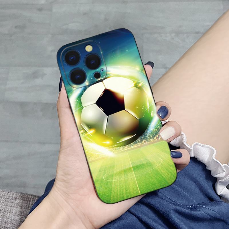 Чехол для мобильного телефона с футбольной тематикой для iPhone 11 Pro Max, 12, 13 Mini - Трансграничный бестселлер