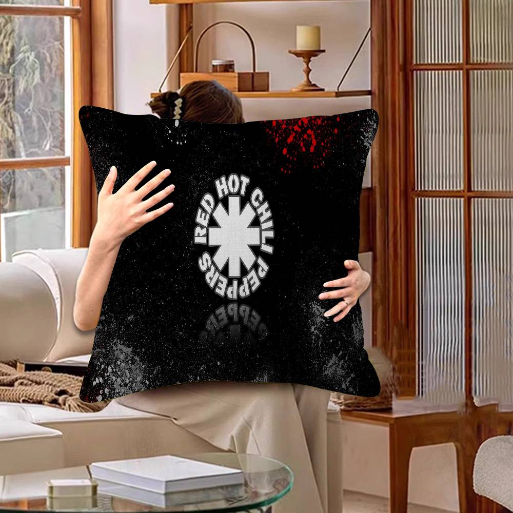 Популярная рок-группа Red Hot Chili Peppers Наволочка Чехол на подушку для дивана Украшение для дома Детский подарок