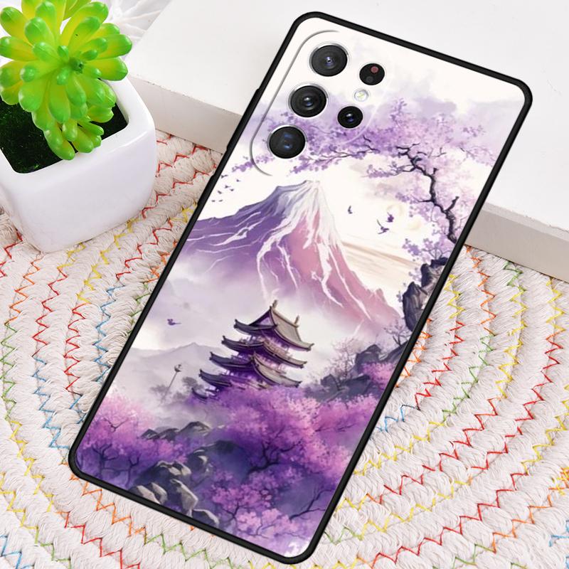 Силиконовый чехол для телефона с изображением пейзажей Японии для Samsung Galaxy note 10 pro S26 S25 S24 S23 S22 S21 Plus S25Ultra Capa Cover