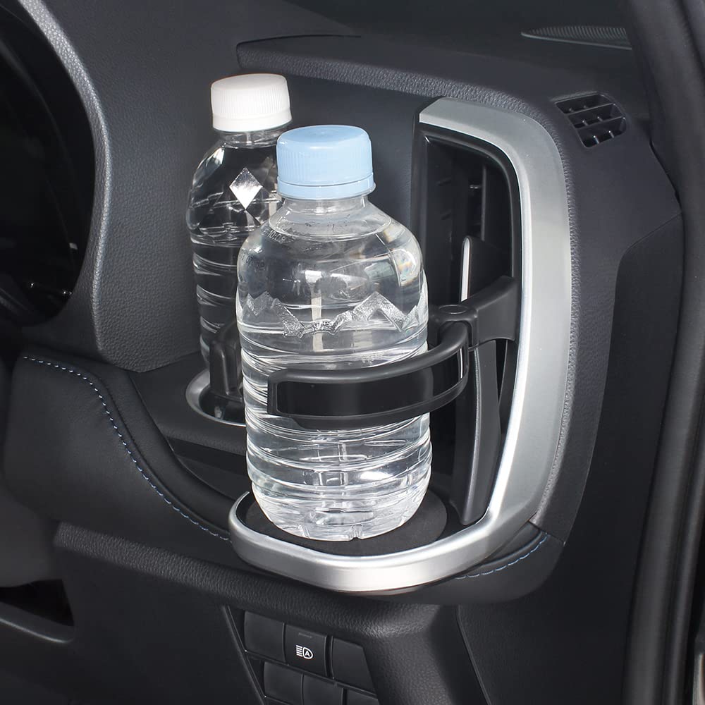 Tsuchiya Yac Air Conditioner Drink Holder for Toyota 90 Series Vehicle-Specific Noah/Voxy, Driver's Side, Gray/Black, SY-NV12