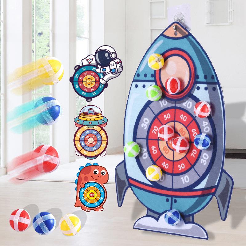Спортивная игрушка Монтессори, липкий мяч, дартс, целевая игра для детей, уличные игрушки, домашние развивающие игрушки, игры для детей, подарки