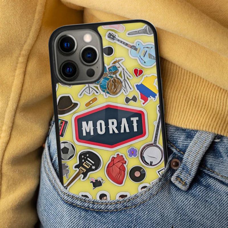 Мягкий чехол для телефона Morat Band для iPhone 17 Air 16e Pro max 15 Pro 13 14 Plus 11 12 MagSafe Магнитный Coque