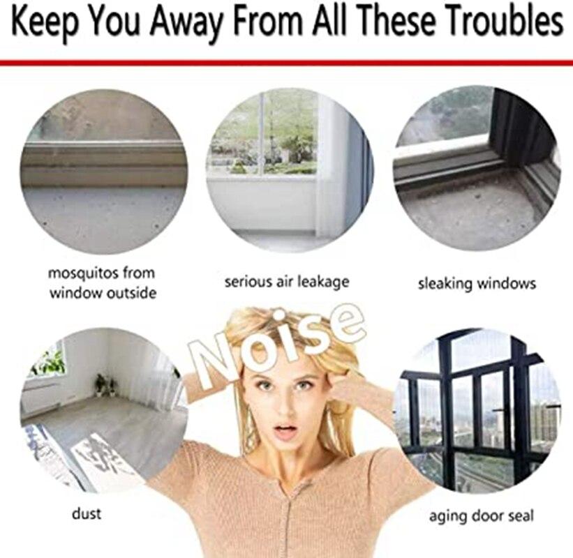 3/5 м уплотнительная лента для нижней части двери, атмосферостойкая оконная резиновая уплотнительная лента, ветрозащитная пылезащитная самоклеящаяся уплотнительная лента для дверного стекла