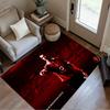Football Player Yellow Kit Area Rug Suitable for Dormitory Study room Bedrooms Kitchen Antislip Carpet Anime Office Decor Best for Christmas