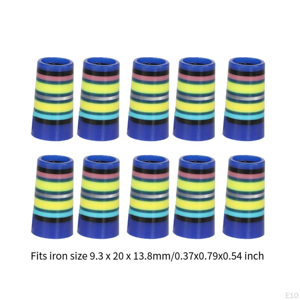 10 наконечников для клюшек для гольфа для клина с коническим наконечником, размер .370, запасные части