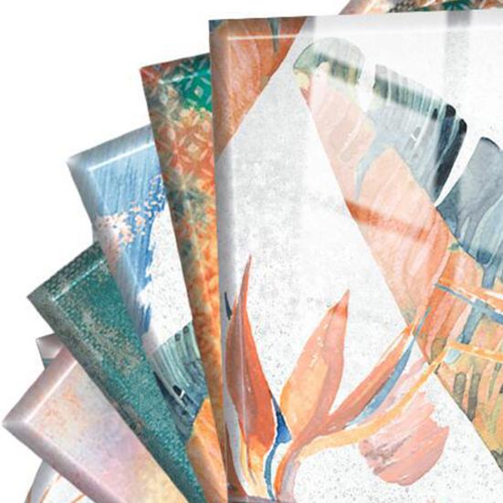 10 шт. настенная наклейка водонепроницаемая без остатка ПВХ абстрактный узор настенная наклейка товары для дома