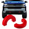 Front Tow Hook Cover 2007-2024 Chevrolet Silverado 1500 Tow Hitch Cover Fits 2007-2024 Chevrolet Silverado 1500 Accessories (Red)