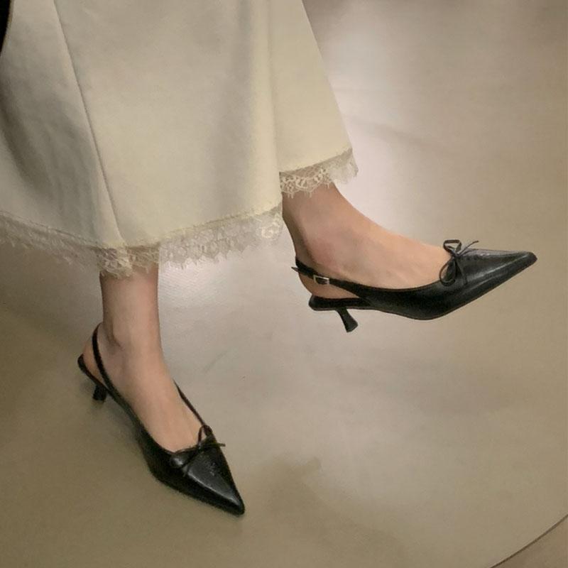 Мода 2025 Новые туфли-лодочки Женские туфли на шпильке 5 см Обувь Женская с ремешком и пряжкой Модная обувь с острым носком Вечерние женские туфли на среднем каблуке