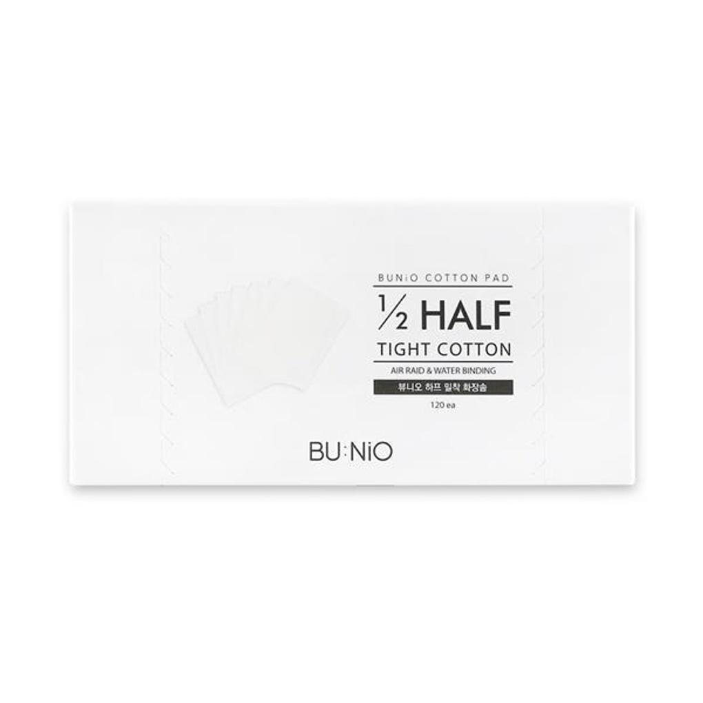 BU:NiO Half-Adhesive Cotton Pads (For Toner Packs) 120p
