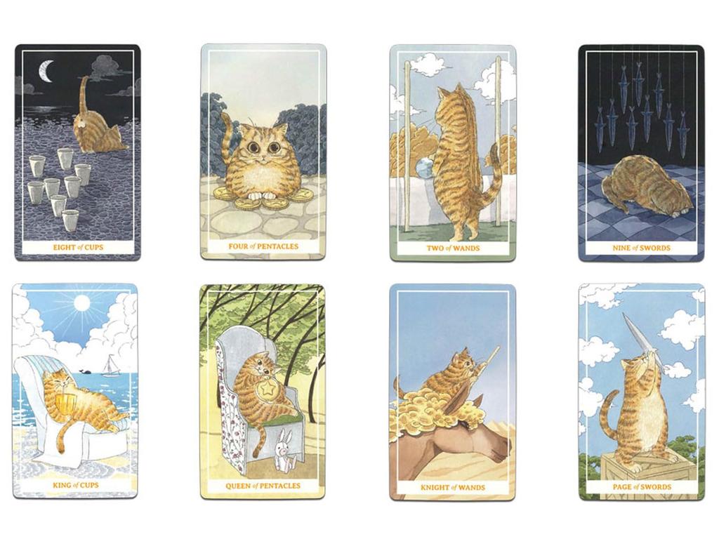 Гадание на Таро Nichiyu сегодня проще с 78-карточными картами, издание Райдера-Уэйта-Смита, [Аутентичный] [Солнечный Стандарт] "Делать кошек"