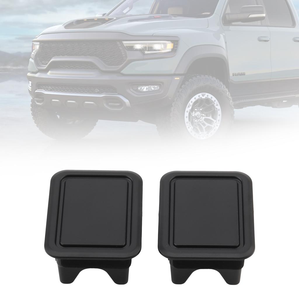 Silverado 2 шт. Черные пластиковые заглушки для карманов колышков, накладки на борта кузова пикапа, пылезащитные, водонепроницаемые, сверхпрочные, с нескользящим ковриком, на заказ