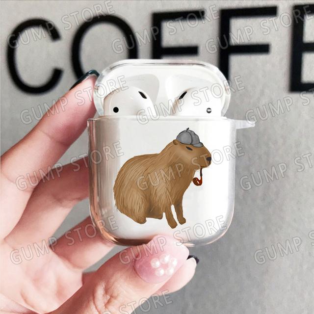 Креативный чехол Capybara для Apple Airpod Pro2 Airpods 1 2 3 Pro, чехол для беспроводных наушников Air Pods 3rd Gen Box, мультяшная Капа