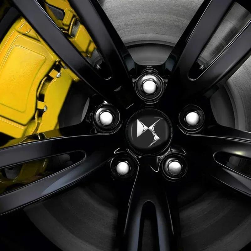 4Pcs 56MM Car Wheel Center Hub Caps Sticker Badge Tire Rim Covers For Citroen C4 C3 Xsara C-Elysee C5 C1 DS DS3 DS5 DS4 Picasso