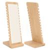 Bamboo Necklace Display Stand Professional White Necklace Bracelet Holder Organizer for Jewelry
