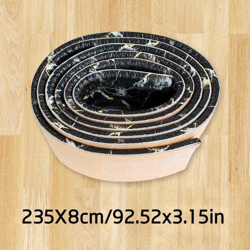 2.35M Водонепроницаемый плинтус Обои Наклейка на стену 3D Мраморная линия талии Граница Самоклеящаяся