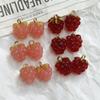 1Pc Resin 3D Fruit Charms Mini Grape Pendant For Diy Earring Bracelet Necklace Crafts Accessories Making Jewelry Findings