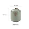 Geyao Ice Crack Tea Pot Portable Ceramic Sealed Pot Home Pu 'er Tea Storage Tank Tea Set Accessories Living Room Decoration