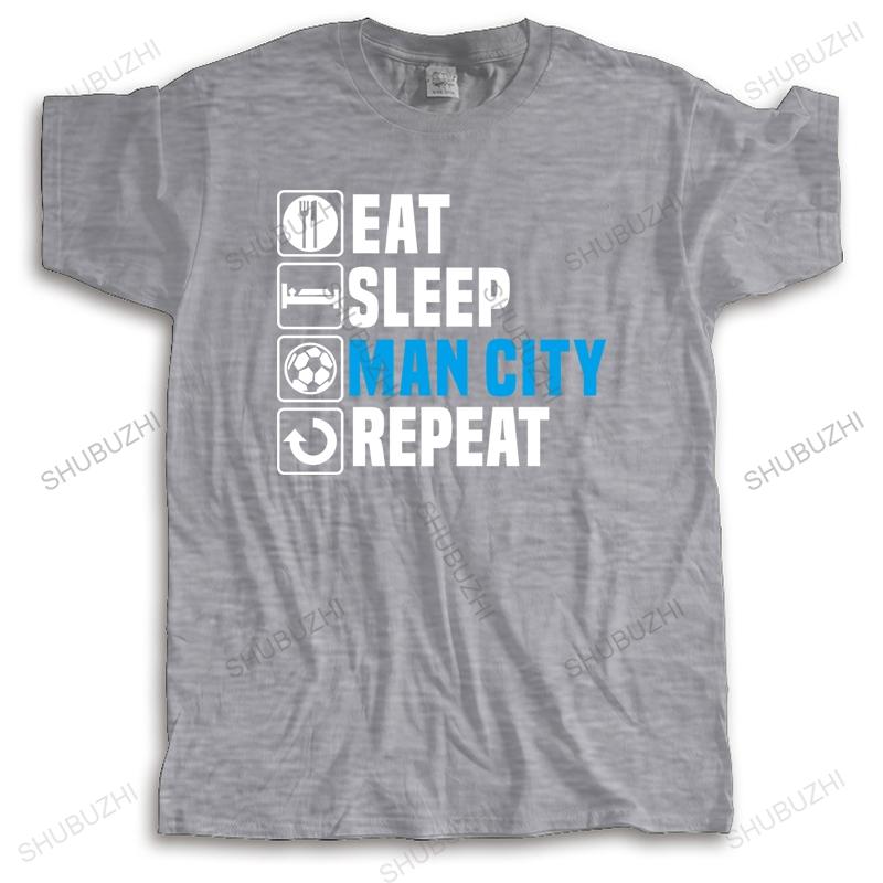 New Fashion T-shirt Cotton Tees EAT SLEEP Unisex CITY REPEAT Brand Top Tee Unisex Teeshirt Streetwear Tshirt for Boys Drop Shipping Unisex T-shirt