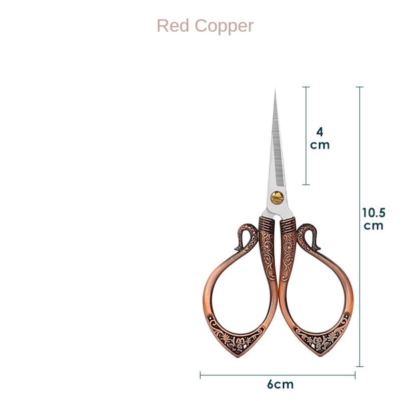 Stainless Steel Vintage Scissors Sewing Fabric Cutter Embroidery Scissors Tailor Scissor Scissor Household Sewing Accessories