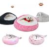 Half Pack Cover Plush Dog Kennel and Cat Nest Deep Sleep Warm Pet Bed Soft and Comfortable Semi-enclosed Pet Pad