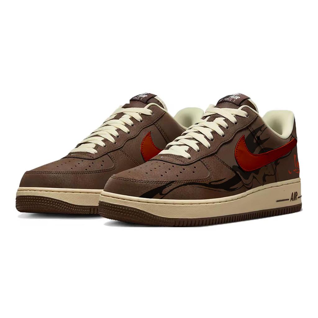 Nike Air Force 1 Flame Shadow Night Walk Slip Resistant Abrasion Resistant Slip Resistant Abrasion Resistant Low top FZ3592-259(Team1856--)