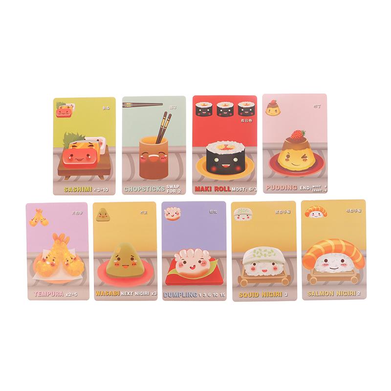 1 коробка Sushi Go Family Gathering Настольная игра Карточная игра Веселая карточная игра Вечеринка Интерактивная карточная игра Творческий небольшой подарок Праздничный аксессуар
