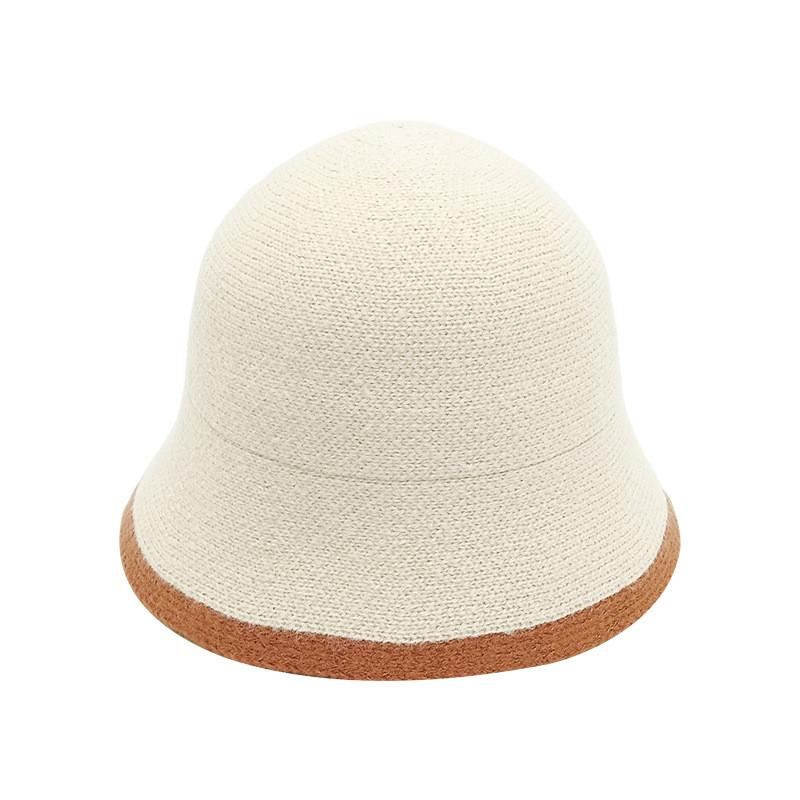 Fashionable Bucket Hat For Winter With Plush Acrylic For Sun Protection For Unisex Wear