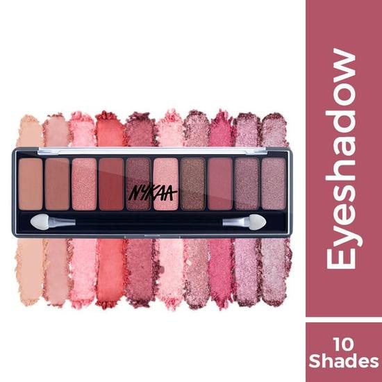 Nykaa Глаза на мне! Палетка теней для век 10-в-1 - Ошеломляющий закат