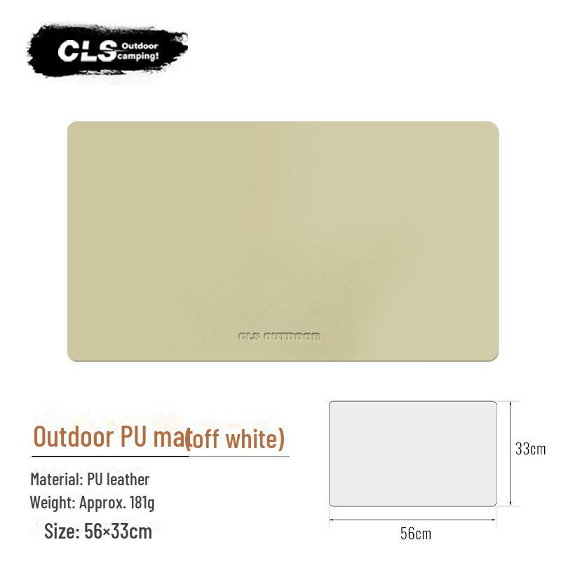 Коврик для стола из водонепроницаемой теплоизоляционной кожи CLS PU - скатерть для пикника и кемпинга с масляной защитой
