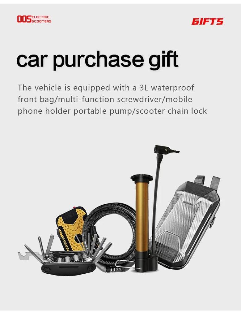 New E-scooter Q7Pro Escooter 3200W Dual Motor 52V19AH Battery Dual Drive 10 Inch Adult E-Scooter Silent Tire Foldable Electric Scooter