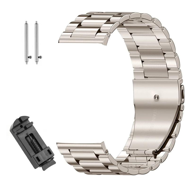 22/20mm Metal Strap for Samsung Galaxy 7 6 5 Pro 4 Classic Amazfit GTS GTR Huawei Watch GT 4 GT3 46mm Stainless Steel Bracelet Wristband