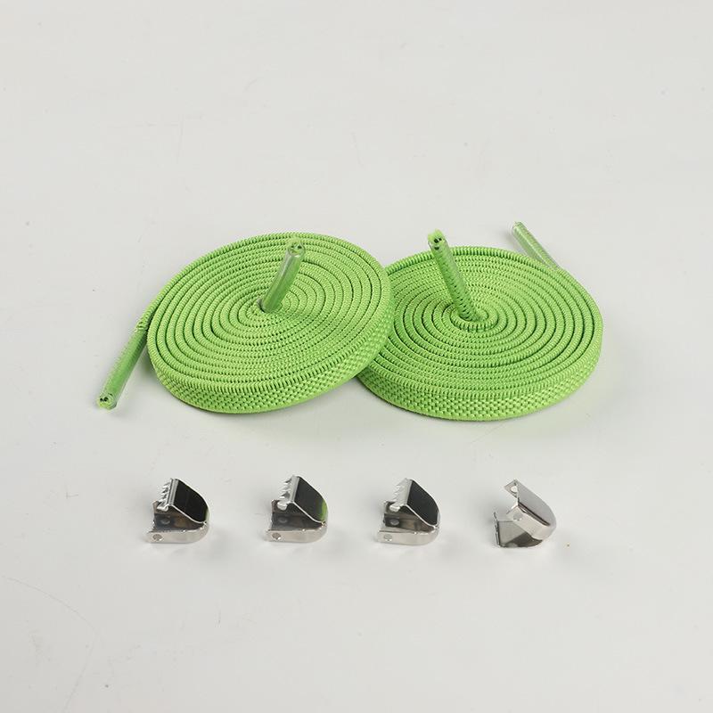 1 пара шнурков без завязок, эластичные шнурки, уличные кроссовки для отдыха, быстрые безопасные шнурки на плоской подошве для детей и взрослых, унисекс, ленивые шнурки