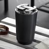 Stainless Steel Vacuum Insulation Cup with Silicone Lid Insulated Tumbler Travel Coffee Mug Leak Proof Reusable Double Walled Coffee Tumbler