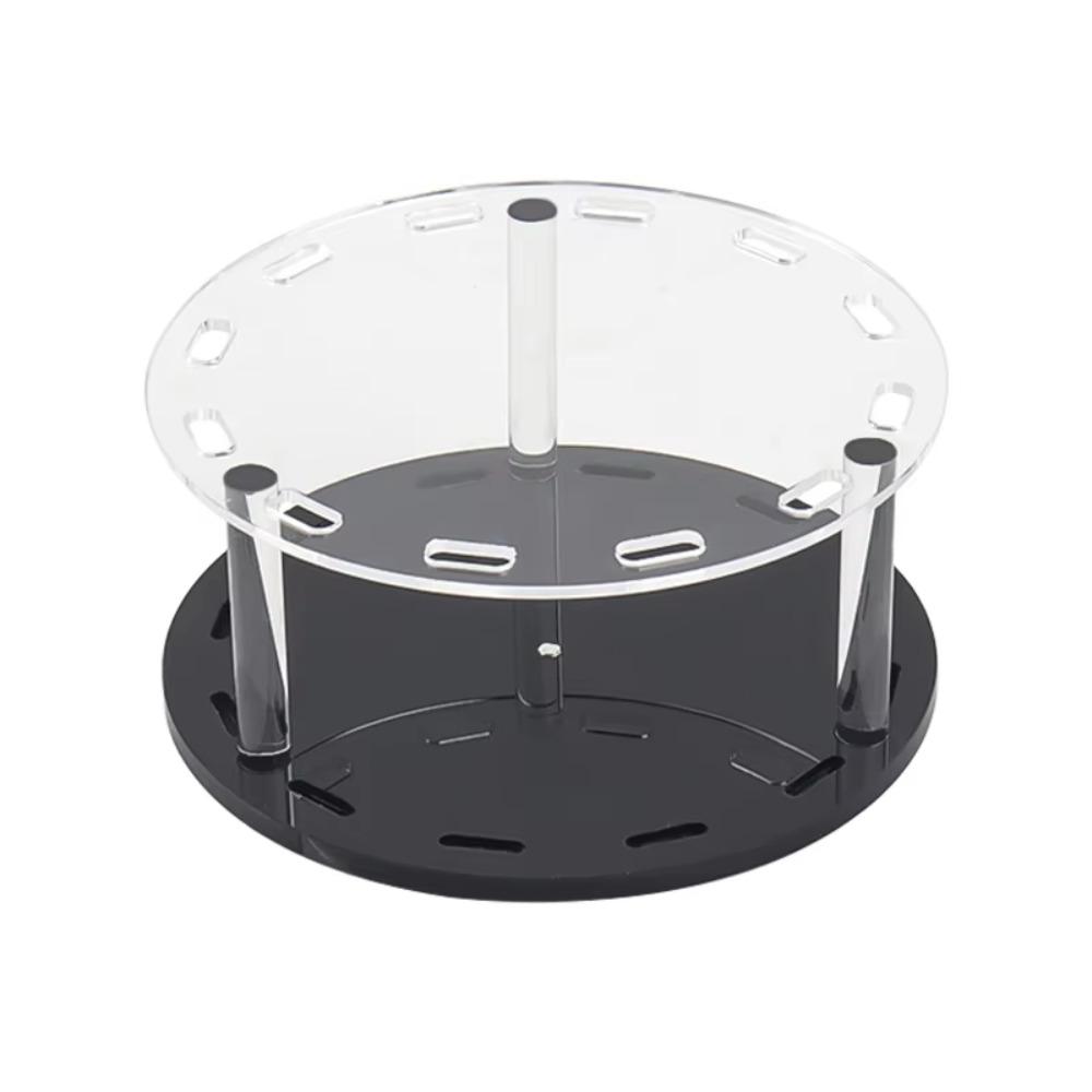 360° Rotate Lash Tweezers Stand Acrylic Material Tweezer Storage Box Professional Makeup