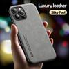 Магнитный кожаный чехол для iPhone 13 14 Pro Max 12 11 Pro XS Max X XR 8 7 Plus SE 2 2022, роскошный матовый тонкий задний чехол из овчины