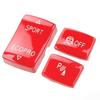 Gear mode button stickers for BMW 1234 series red 3 pieces