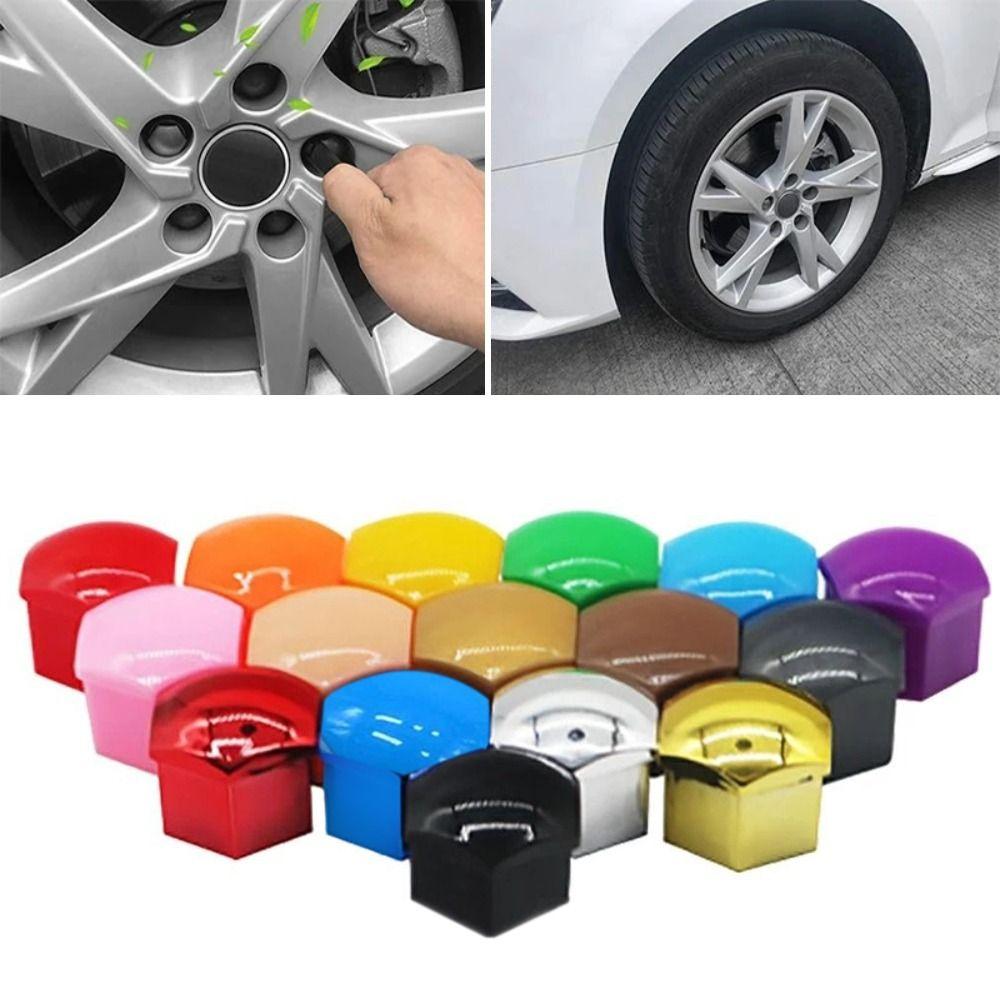 20 шт. 17 мм колпачки на болты ступицы колеса, антикоррозийные защитные крышки гаек, аксессуары для экстерьера автомобиля
