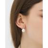 H Edition Silver (W) Pearl One-Touch Earrings 12mm Hl6E55617W9Xxx