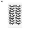 Multilayered Effect Wispies Fluffy False Eyelashes Full Volume Thick Eye Lash Extension 3D Mink